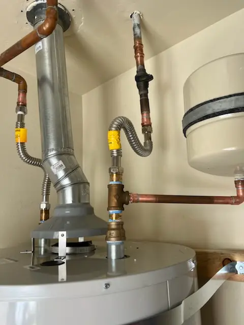 Water heater installation and plumbing repair in Wellborn District